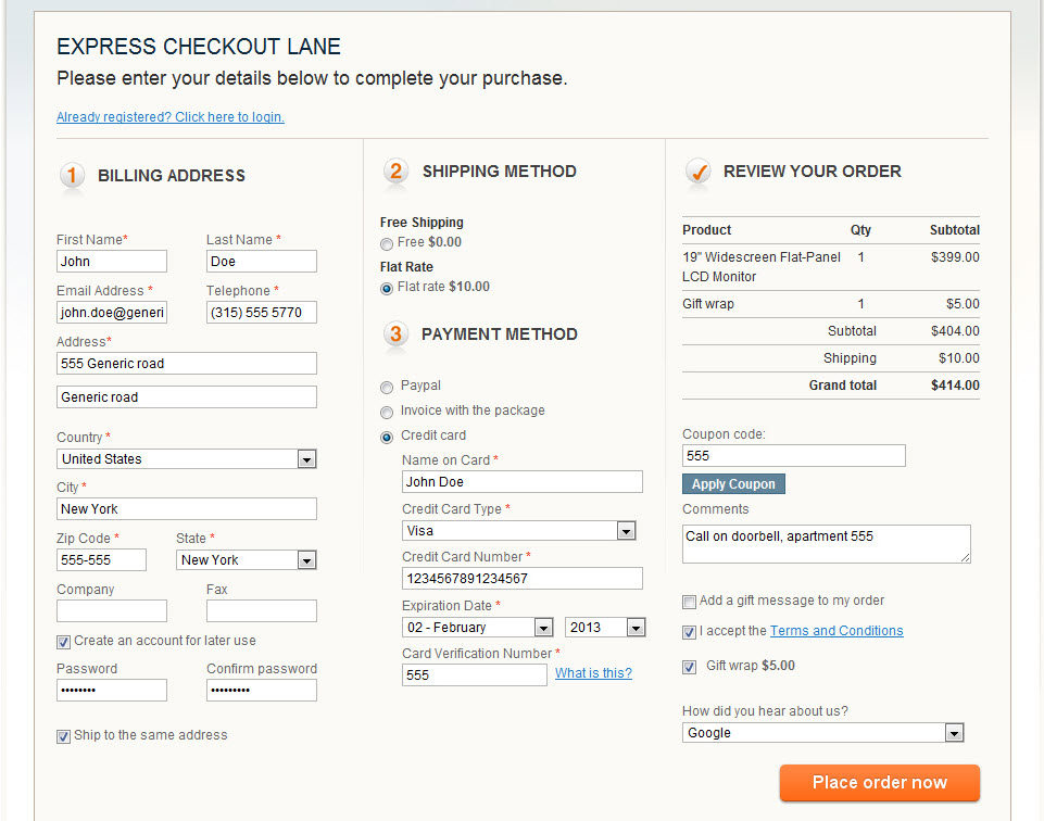 Advantages of Using a Custom Design over a Magento Theme for One Step Checkout